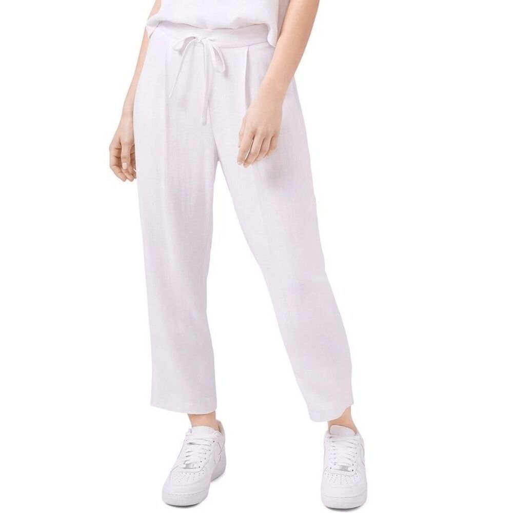 Riley & Rae Women's Ada Straight Leg Pants - Ultra White XL